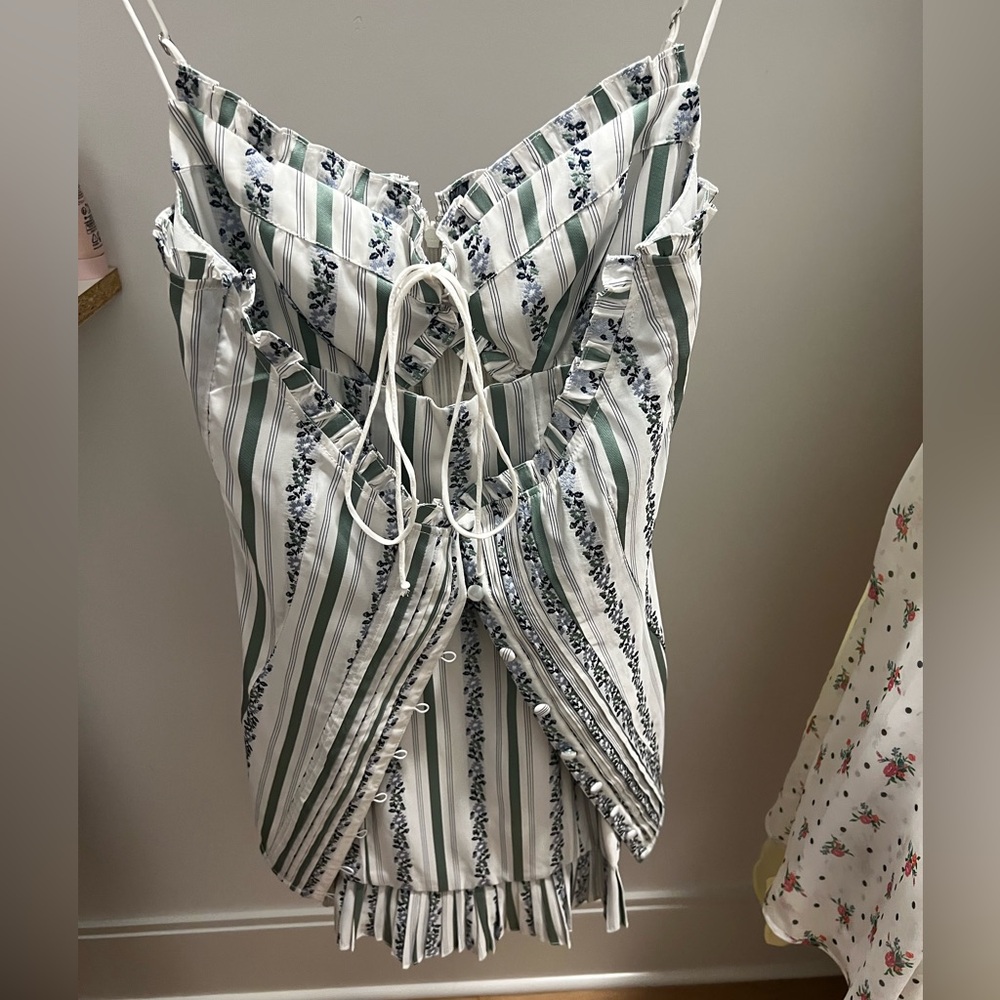 For Love And Lemons Mini Striped Dress